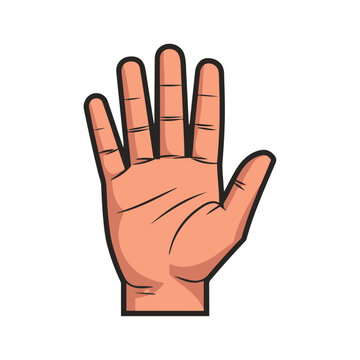 recommend clip art: Hand clipart hand logo vector illustration with fingers hand gesture palm svg png background design background
                    