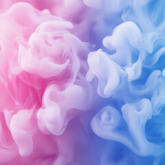 Fototapeta premium pink and blue smoke