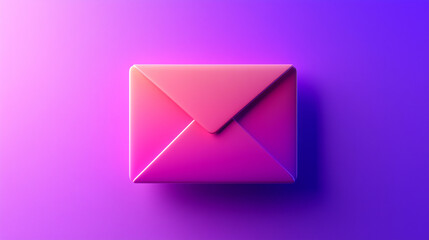 Vibrant envelope sticker representing email marketing in a colorful digital setting
