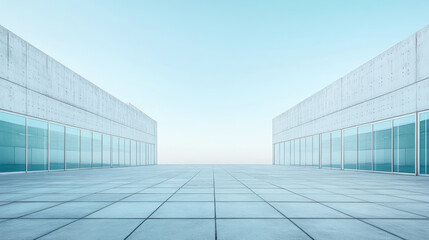 Fototapeta premium Modern Urban Architecture Square