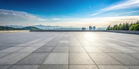 Coating with modern textured paving tiles of square shape Panoramic