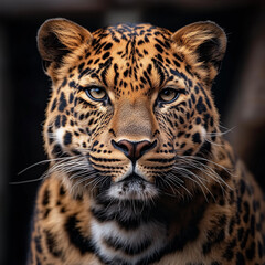 Obraz premium portrait of a leopard