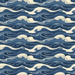 ocean waves pattern. ai generated