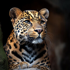 Obraz premium portrait of a leopard
