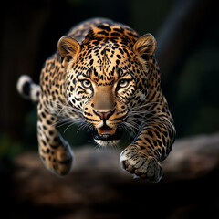 Obraz premium portrait of a leopard