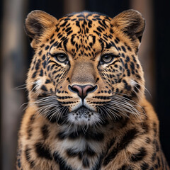 Fototapeta premium portrait of a leopard