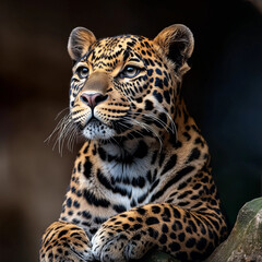 Obraz premium portrait of a leopard