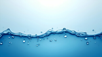 Abstract blue background with underwater closeup