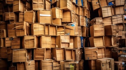 Stack of Cardboard Boxes