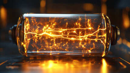 An abstract battery that stores energy