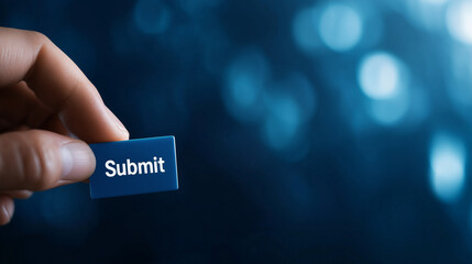 Submit Button Close-Up
