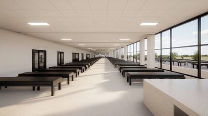 Obraz premium Futuristic AI-Powered Assembly Line with Advanced Robotic Arms and Automated Systems