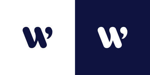 W logo design