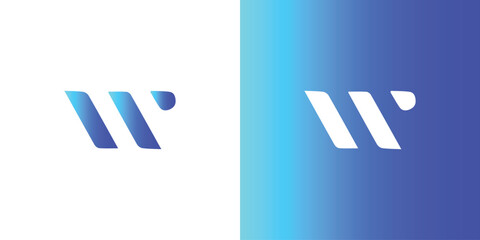 W logo design