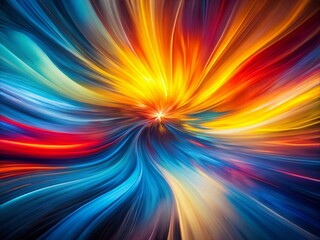 Obraz premium Abstract Light Background with Long Exposure Effects for Creative Visuals