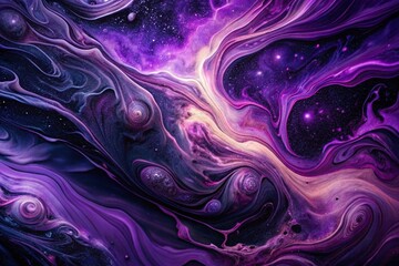 Obraz premium Abstract Purple Background with Dark Violet Marble Texture for Night Photography