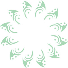 Beautiful flower art and mandala vector design