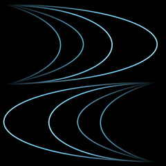 black and white lines
