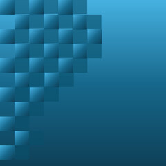 abstract blue background with squares