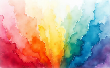 Obraz premium explosion of pride rainbow paint isolate on white background