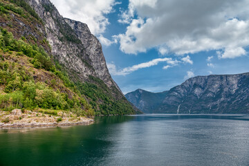 Gudvangen is a village in Aurland Municipality in Vestland county, Norway.