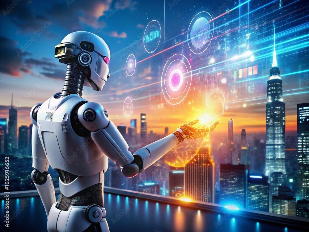 Aufkleber artificial intelligence in action: exploring the future of technology