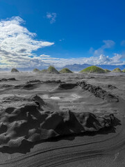 &Uacute;lfseyjarsandur, Black Beach Near Dj&uacute;pivogur in Iceland