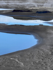 &Uacute;lfseyjarsandur, Black Beach Near Dj&uacute;pivogur in Iceland