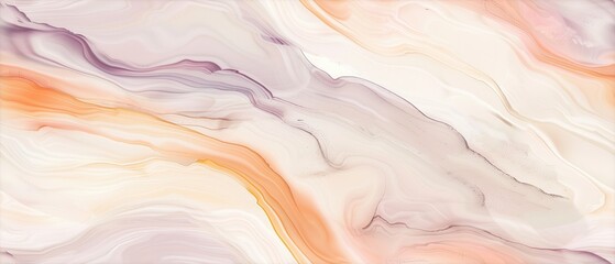 Abstract background featuring swirling marble texture in mustard, plum, and cream colors. This modern luxury design serves as a sophisticated backdrop for banners, wallpapers, or covers.