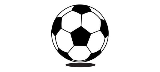 Soccer ball. Leather soccer ball. Soccer balls or football ball. Vector illustration.