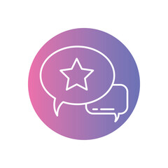 Favourite  Chat vector icons stock illustration