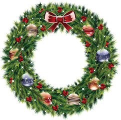 Christmas wreath（1）