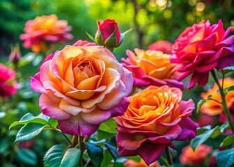 Obraz premium Captivating Candid Moments of Muflier Rose in Blooming Gardens