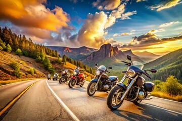 Captivating Documentary Photography of High-Performance Motorcycles on the Open Road