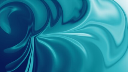 An abstract image featuring smooth, flowing teal and blue gradients. The swirling shapes create a calming, liquid-like appearance, evoking a sense of fluidity and motion.