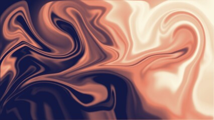 An abstract image featuring swirling patterns in shades of brown, cream, and dark tones. The flowing design creates a smooth and dynamic appearance, resembling a marble texture or liquid effect.