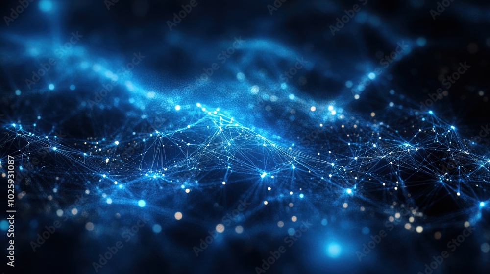 Aufkleber digital data network connections for future analytics