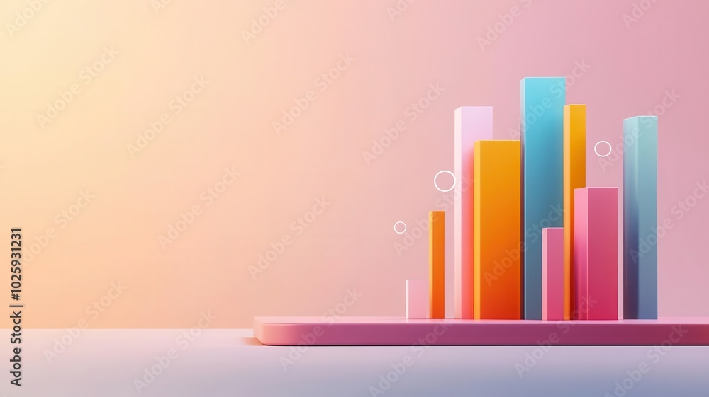 Poster holographic display with a digital product blueprint and floating timeline markers, futuristic plann