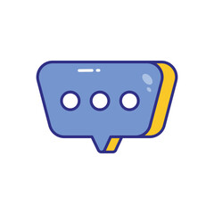 Chat vector icons stock illustration