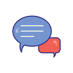 Commuication vector icons stock illustration