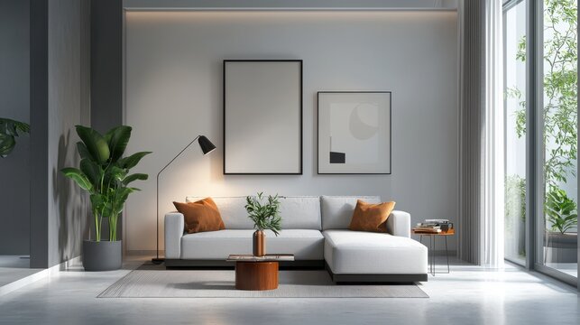 Modern Freelance Portfolio Showcase with Clean Design, Sleek Lines, and Contemporary Colors