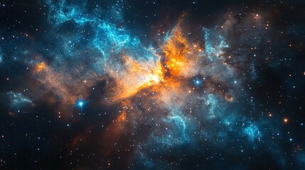 Fototapeta premium a beautiful abstract galaxy background