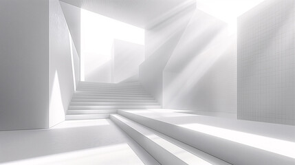 Visually Stunning Desktop Wallpaper Capturing the Essence of Minimalistic Architecture with Simple Shapes, Lines, and Colors to convey the beauty of minimalism.