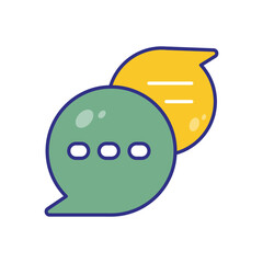 Commuication vector icons stock illustration