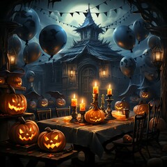 A cute Halloween Day Party icon