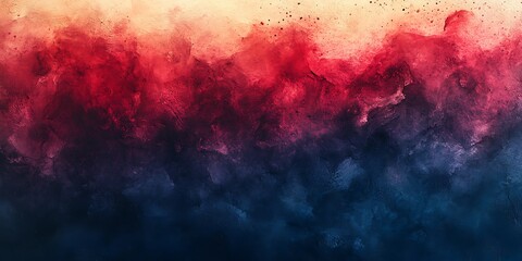Fototapeta premium Abstract gradient of red and blue hues blending together.