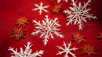 Christmas hand embroidery