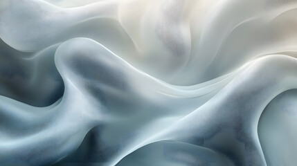 Obraz premium A piece of fabric with a wave pattern