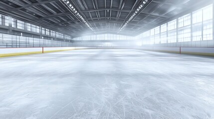 Hockey ice rink sport arena empty field - stadium