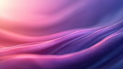 Obraz premium Colorful flowing fabric or abstract texture, smooth waves in pink and purple tones on a soft background.